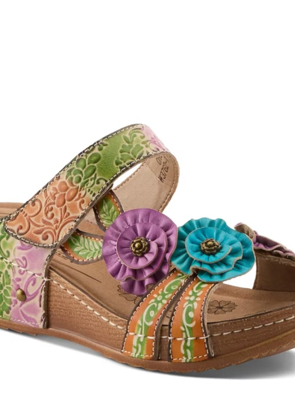 L'Artiste Oh So Sweet Wedge Sandal size 8.5 NWB